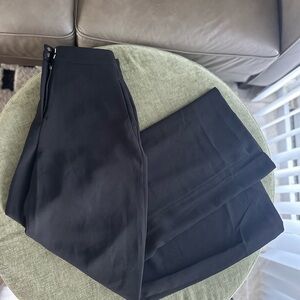 Worn Once Because of Alice Black Wide-Leg Trousers